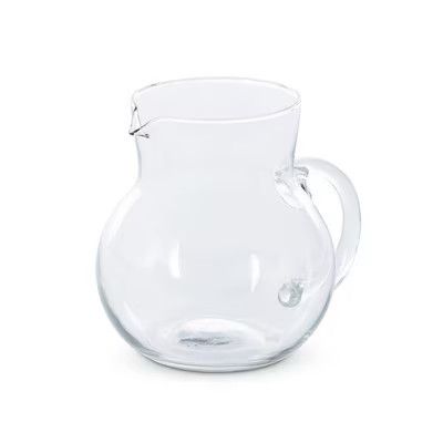 Organic Glass Table Pitcher