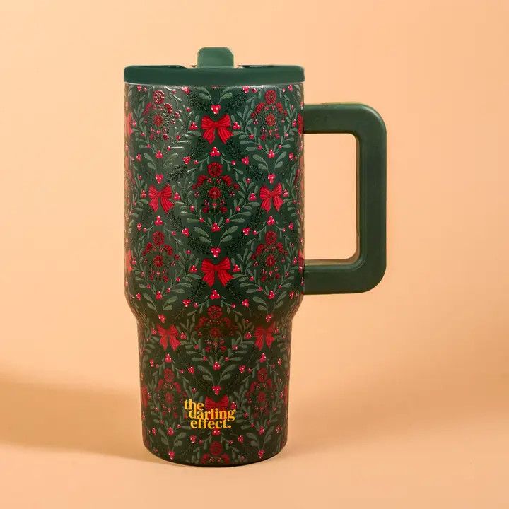 20 oz Lifestyle Flip Straw Tumbler-A Merry Moment