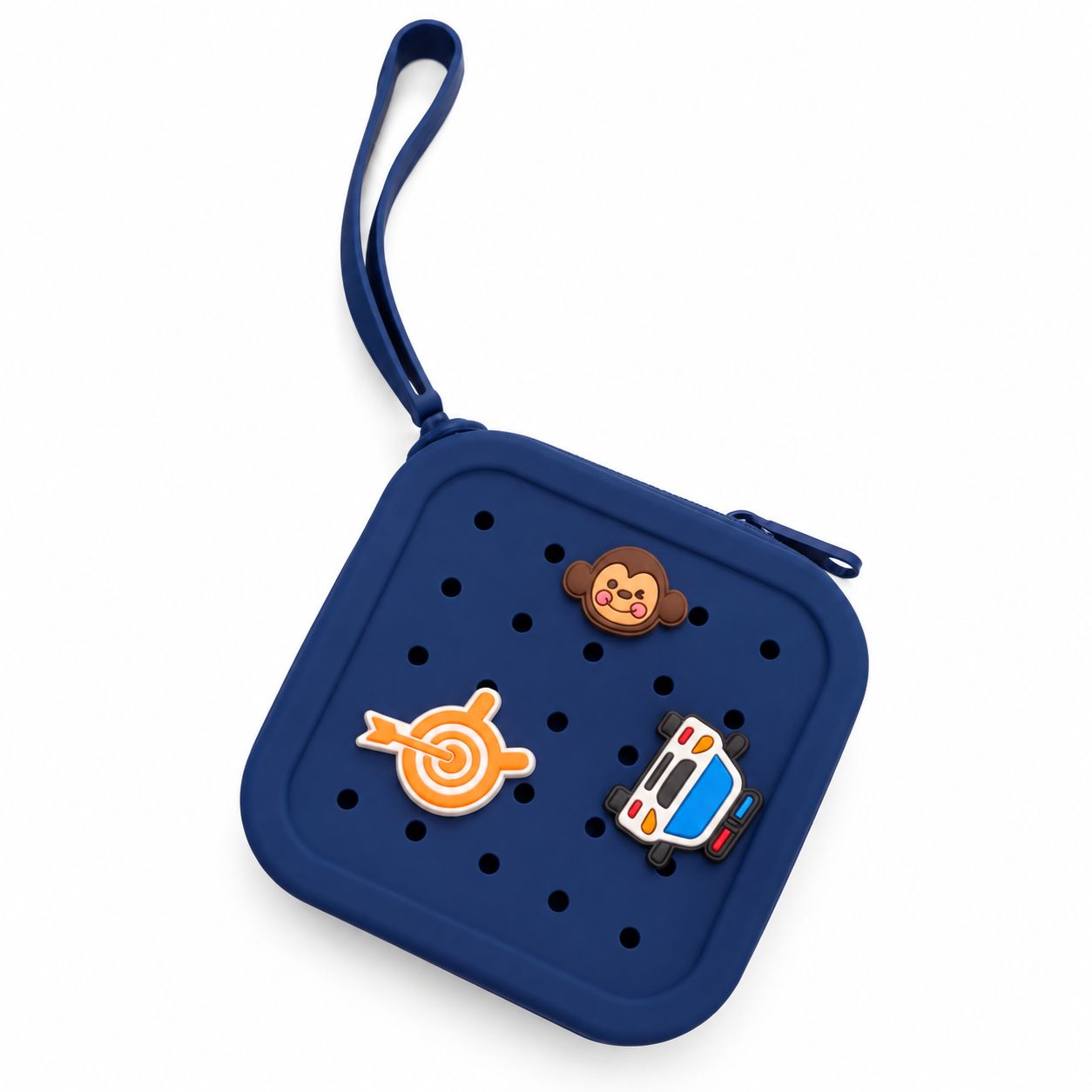 Silicone Zipper Coin Purse Kids | Travel, Small, Durable, Color: Blue