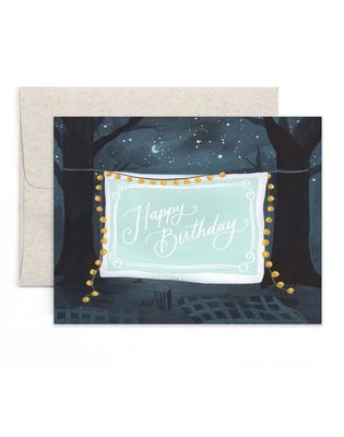 Movie Birthday Greeting Card