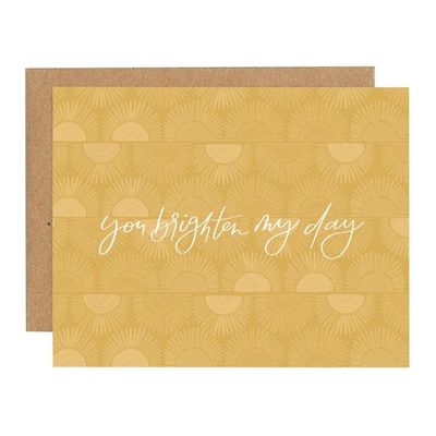 Brighten My Day Greeting Card