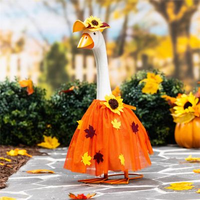 Giddy the Goose Outfit, Fall Leaf Dress