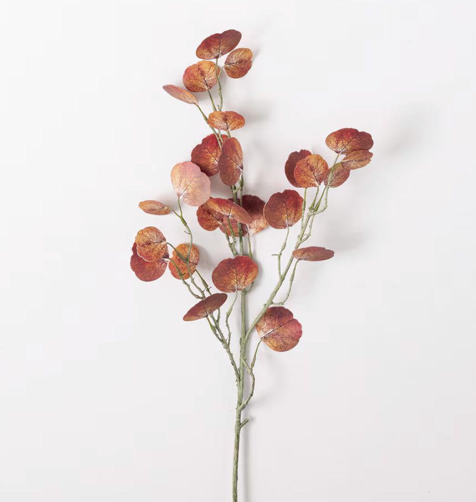 Sullivan Fall Eucalyptus Plastic Spray, Brown, 12.75"L X 4"W X 32"H