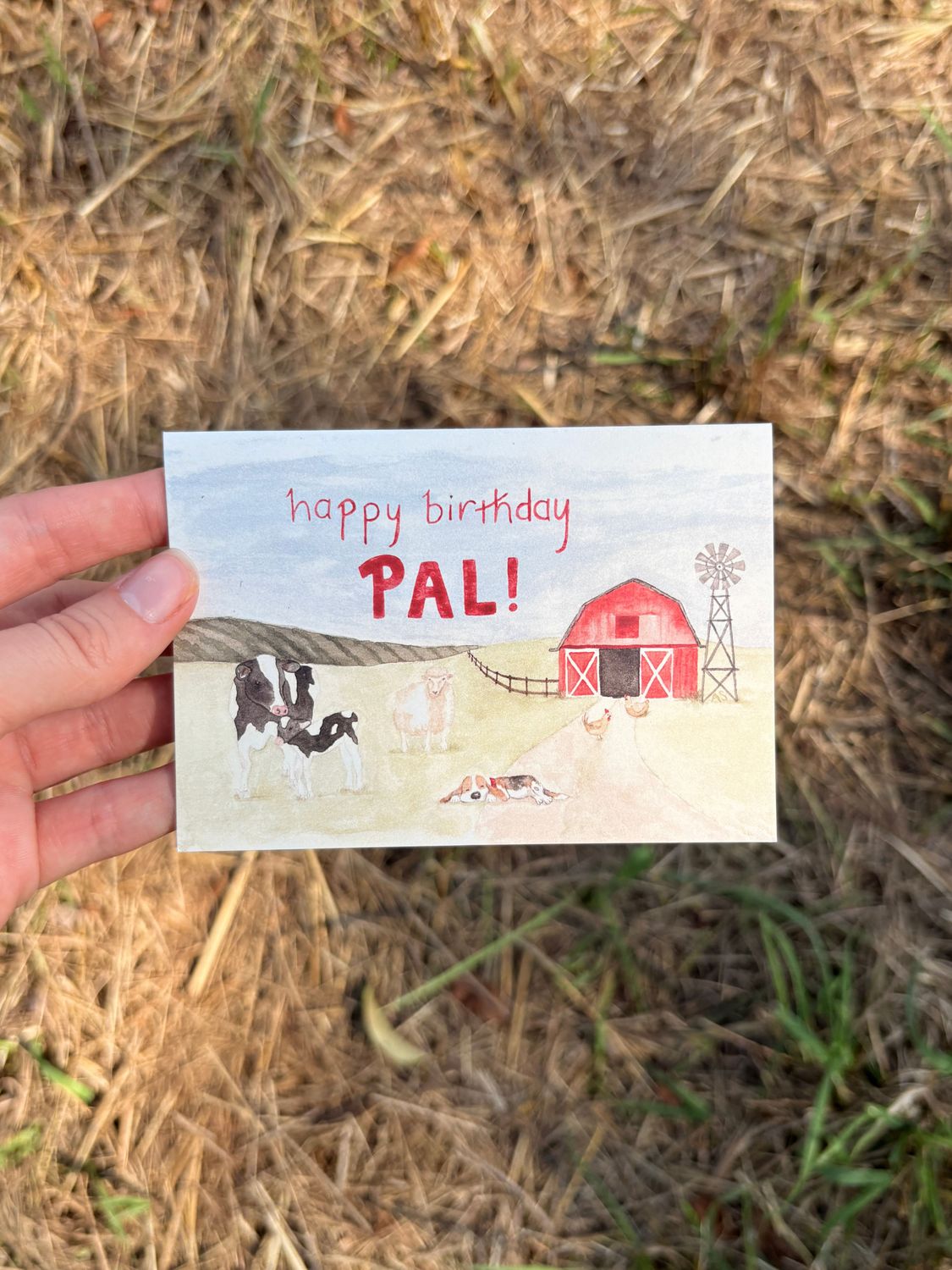 Farm Birthday Card