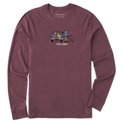 Life is Good Men’s Yes, Chef Crusher Tee