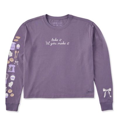 Life is Good Women's Bake It ’Til You Make It Crusher Tee