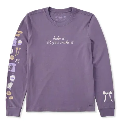 Life is Good Women's Bake It ’Til You Make It Crusher Tee