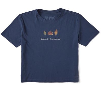 Life is Good Women's Currently Autumning Crusher Tee