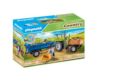 Playmobil Harvester Tractor &amp; Trailer