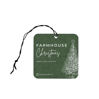 Milkhouse Farmhouse Christmas Car Freshener