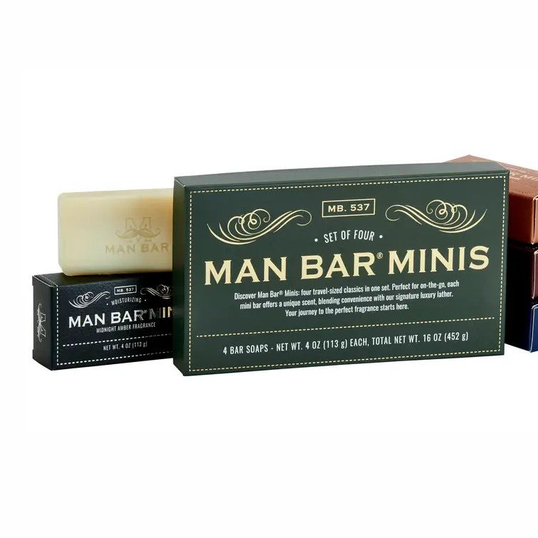 Man Bar Soap Mini 4pc Gift Set