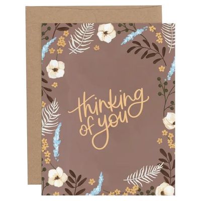 Thinking Of You Hudson Floral Sympathy Greeting Card