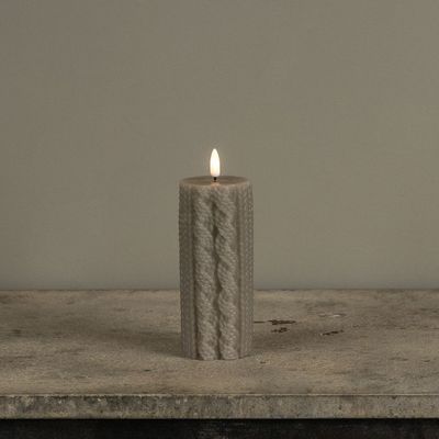 Sweater 3D Flame LED Candle 6"