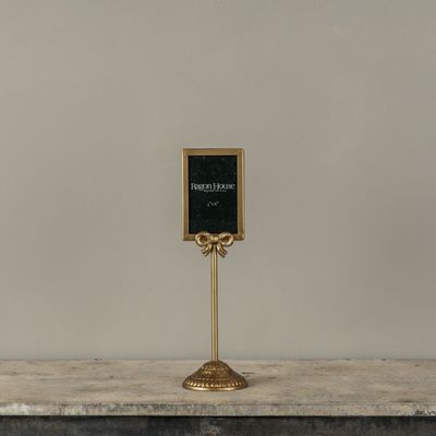 4” x 6” Gold Frame Tabletop Stand