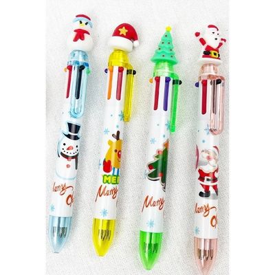 Multi Color Christmas Theme Ballpoint Pen