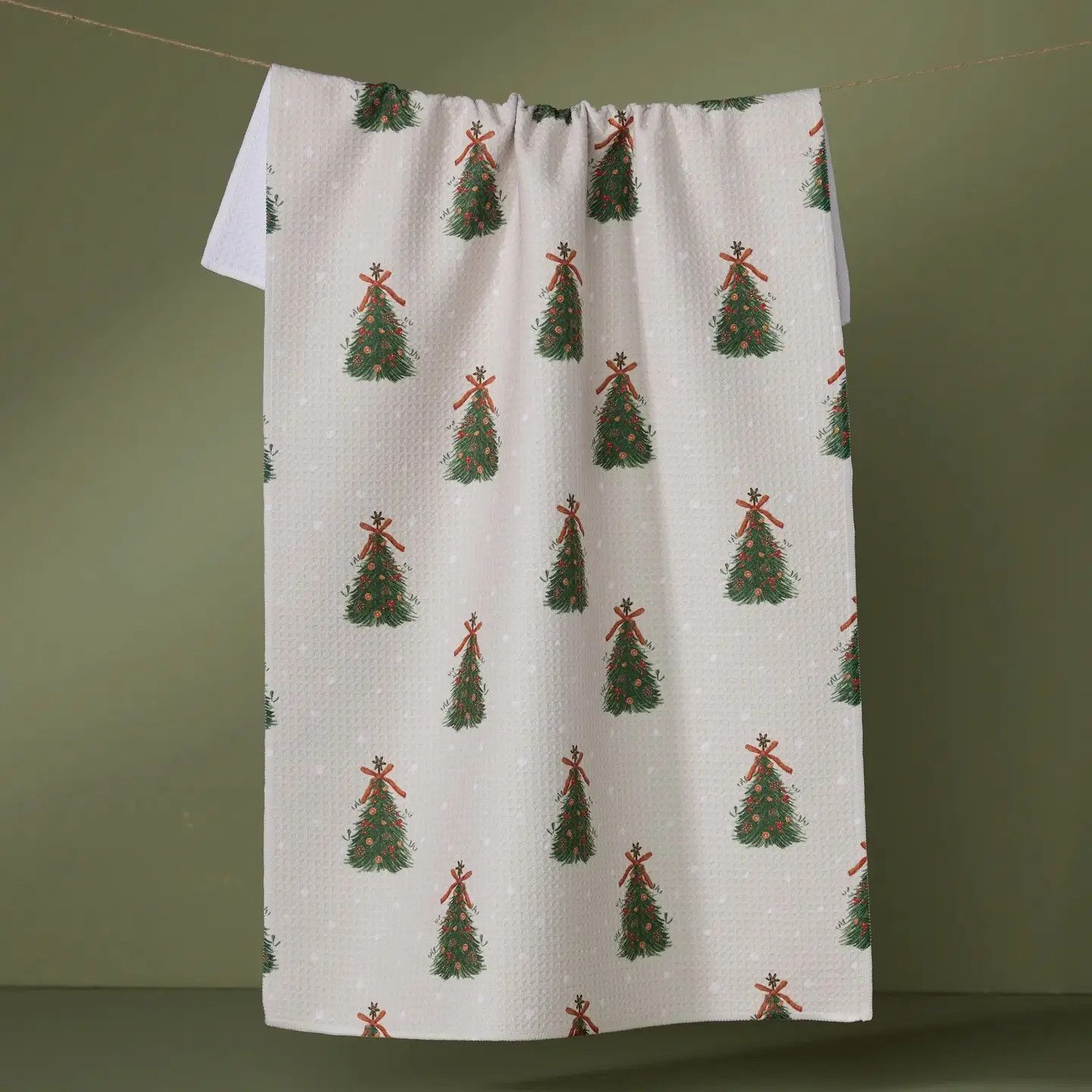 Arbolitos Geometry Tea Towel