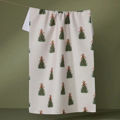 Arbolitos Geometry Tea Towel