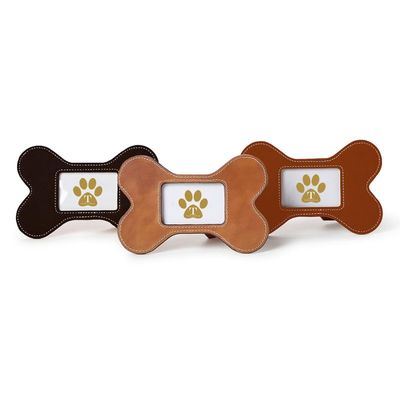 Leather Dog Bone Frame