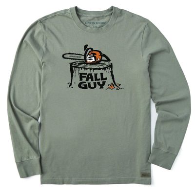 Life is Good Men’s Fall Guy Saw Long Sleeve Crusher Tee