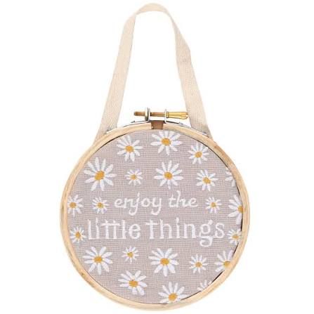 Enjoy The Little Things Hoop
