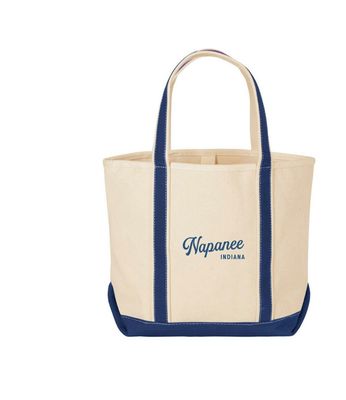 Nappanee Indiana 26 ounce Natural Boat Tote