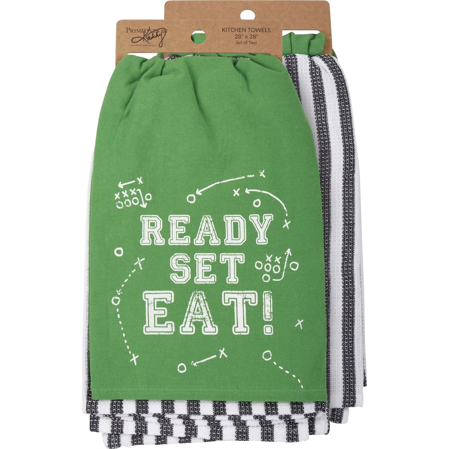 Ready Set Eat Kitchen Football Game Day Towel Set