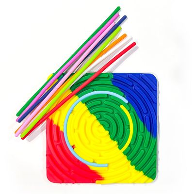 Square Silly Tubes, Rainbow