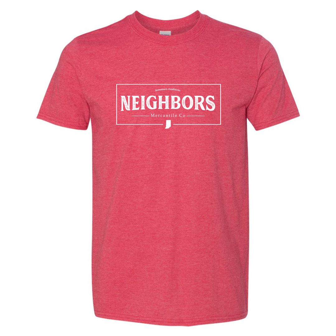 Neighbors Bold Colors Tee, Color: Red, Size: SM