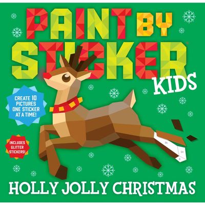 Paint By Sticker Kids: Holly Jolly Christmas Book