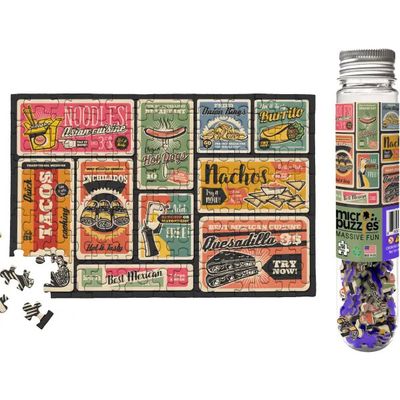 Food Retro Design Micro Puzzle