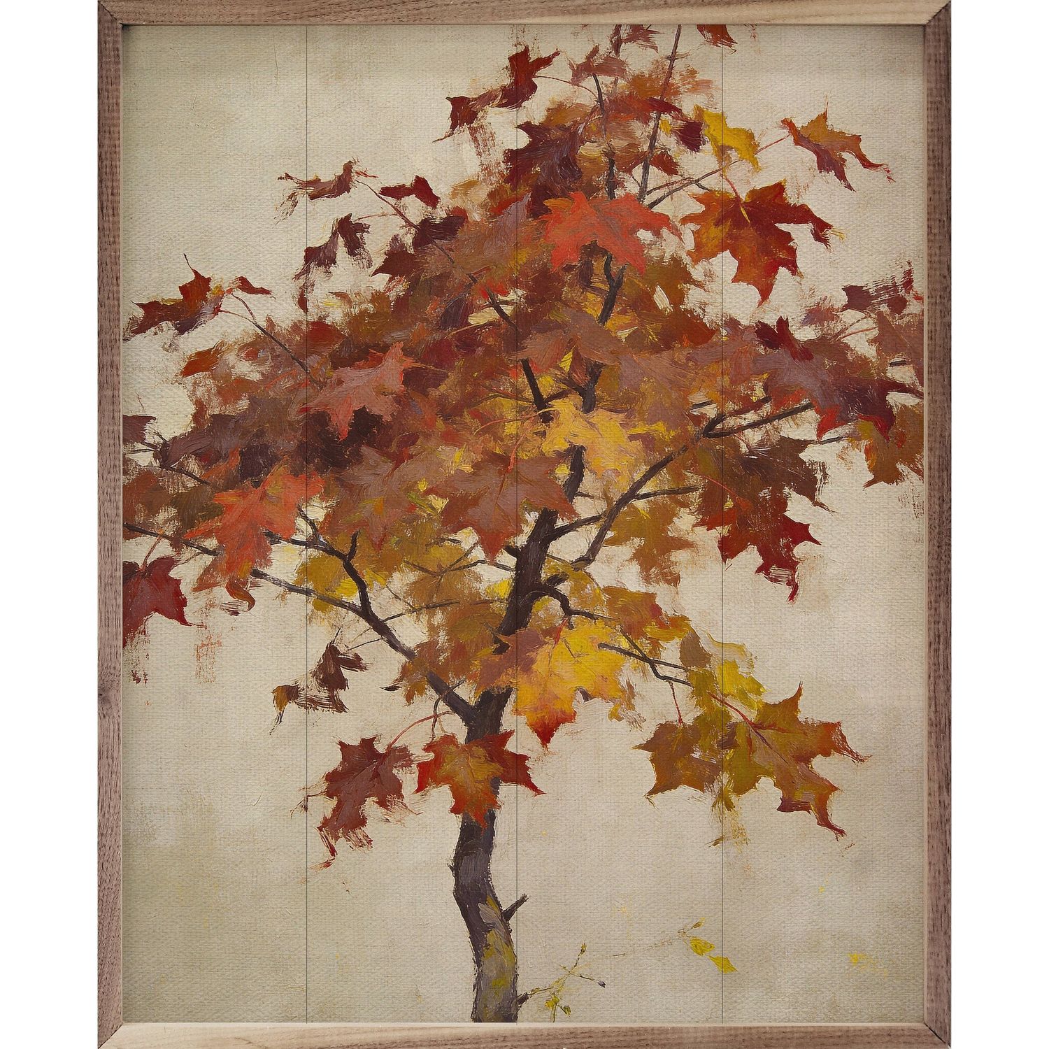 Autumn Maple Tree Study, Size: 8x10