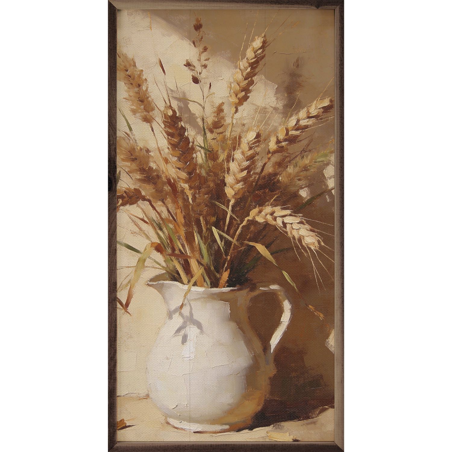 Wheat And Field Grass Arrangement, Size: 8x16
