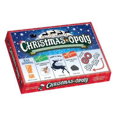 Christmas-Opoly Holiday Family Board Game
