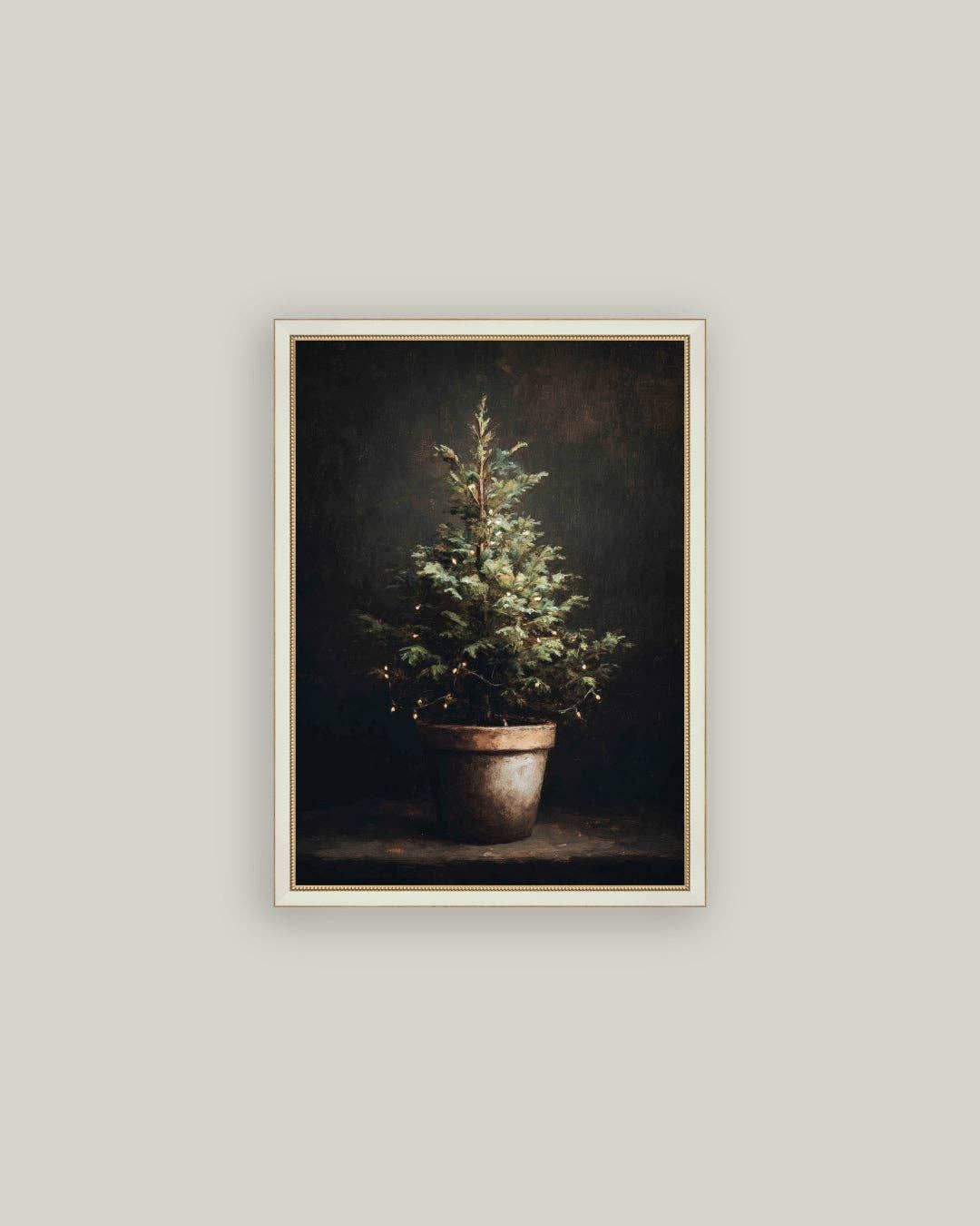 Potted Christmas Tree, Size: 11x15