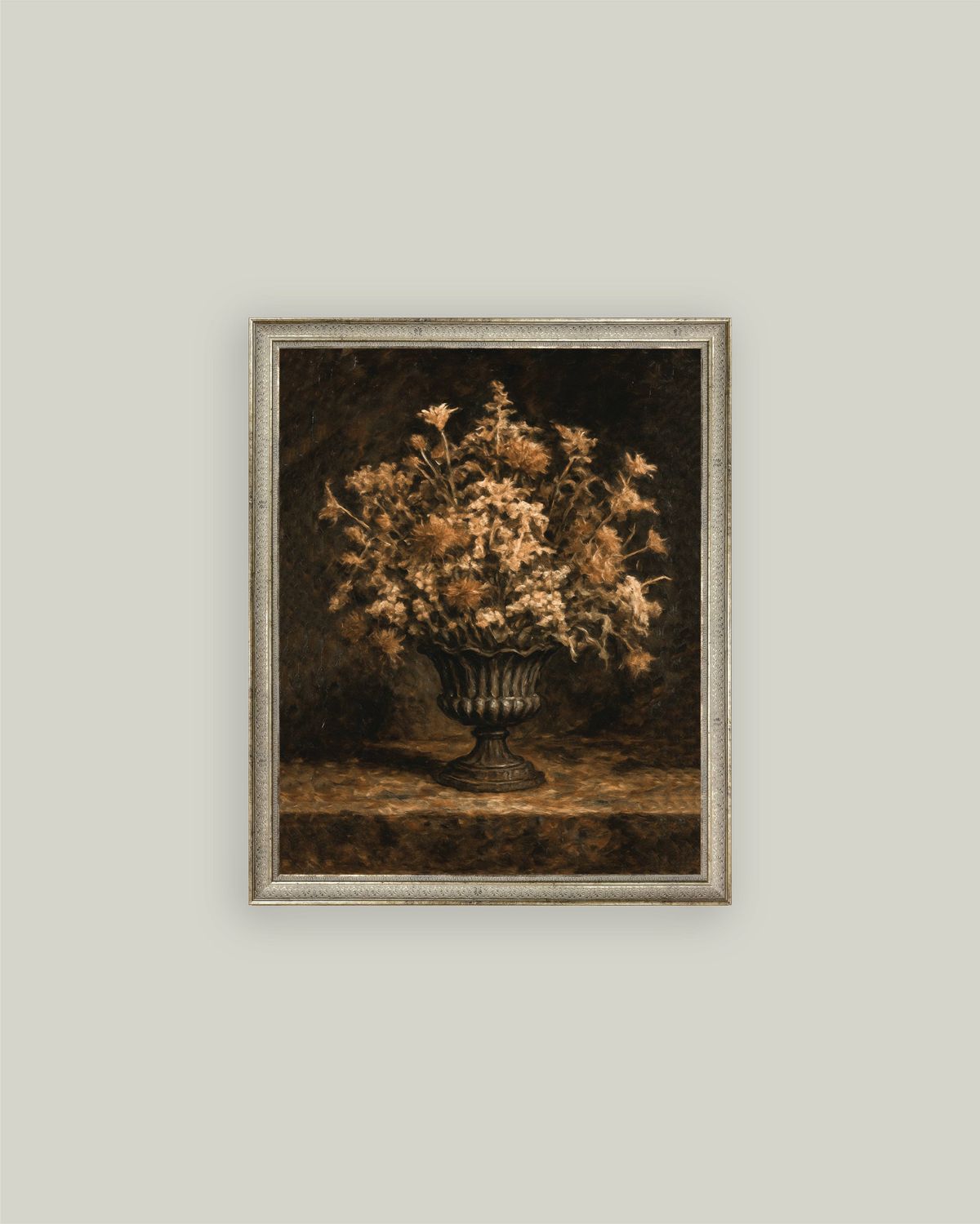 Mourning Vase, Frame Size: 18x22