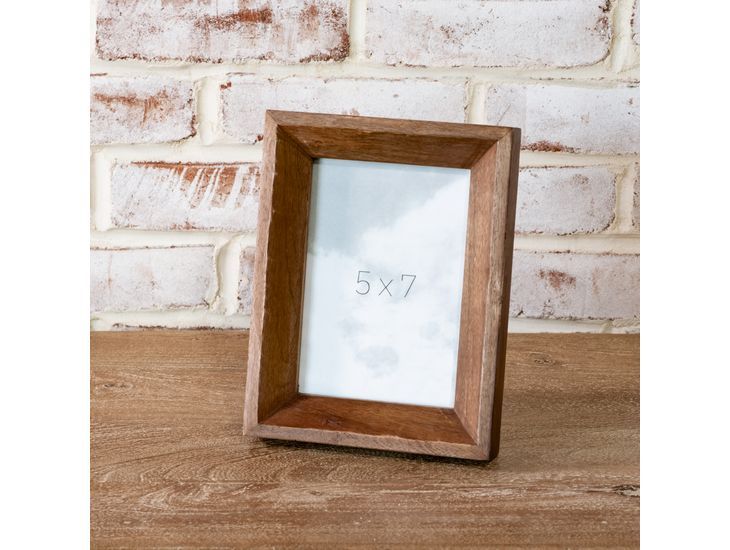 5" x 7" Natural Wooden Photo Frame