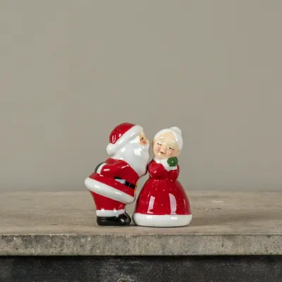 Smooching Claus' Salt &amp; Pepper Shaker Set