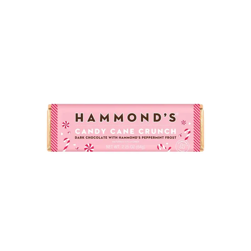 Hammond's Candy Cane Crunch Chocolate Bar