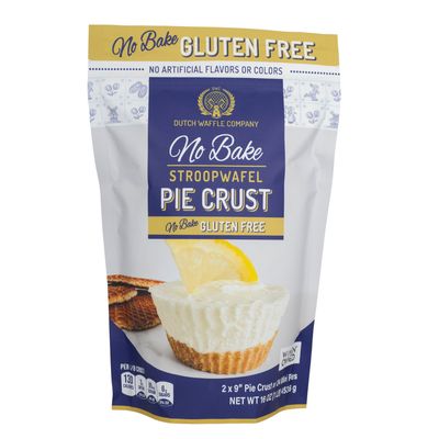 Dutch Waffle Company Gluten Free No-Bake Stroopwafel Pie Crust
