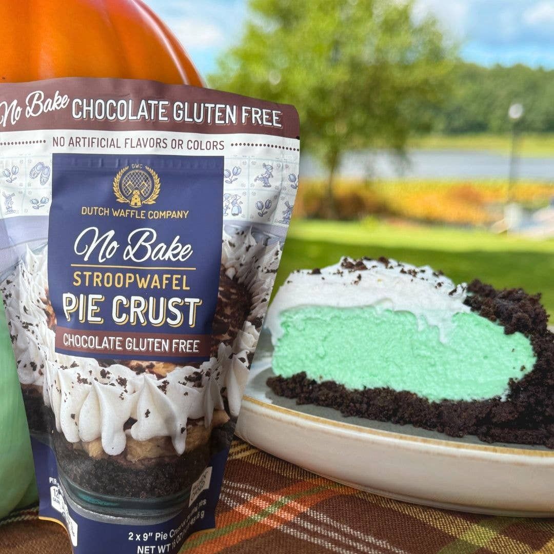 Dutch Waffle Company Chocolate No-Bake Stroopwafel Pie Crust