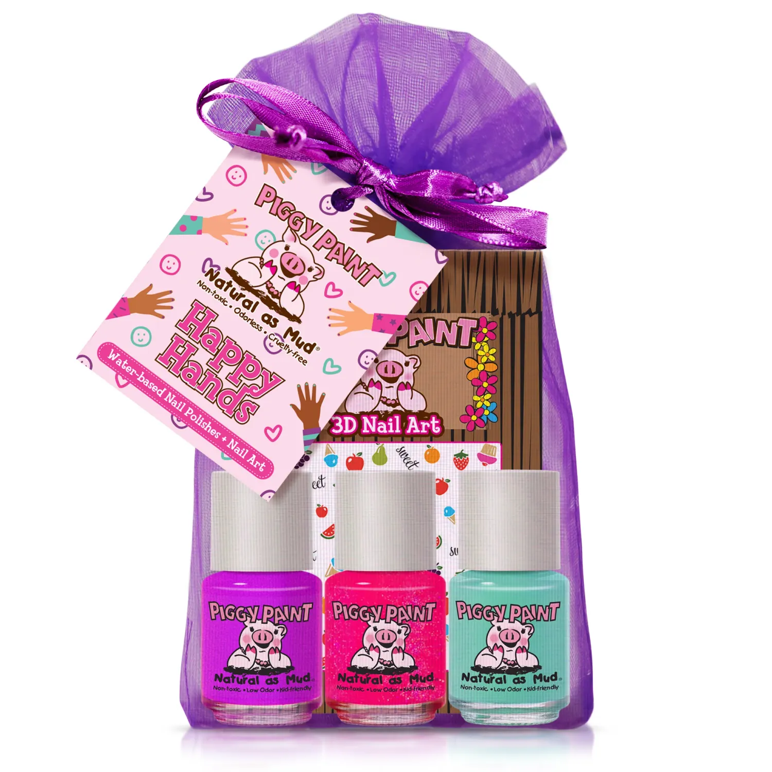 Happy Hands Gift Set - Kids Non-toxic Nail Polish