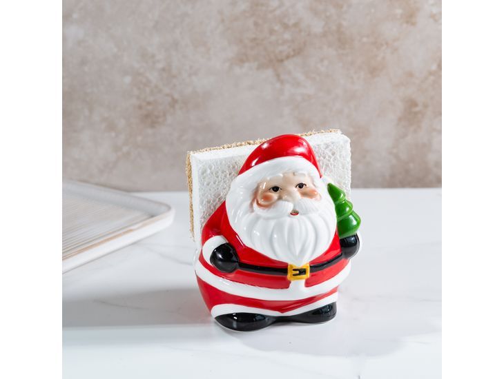 Santa Sponge Holder