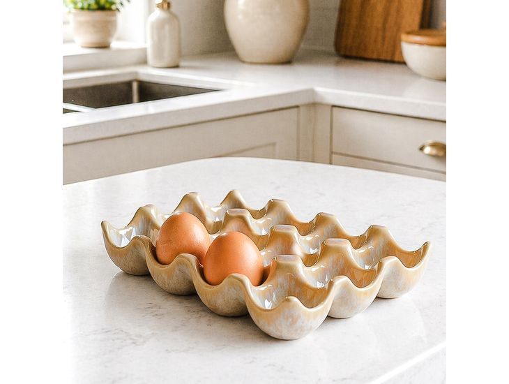 12 Slot Ceramic Egg Crate
