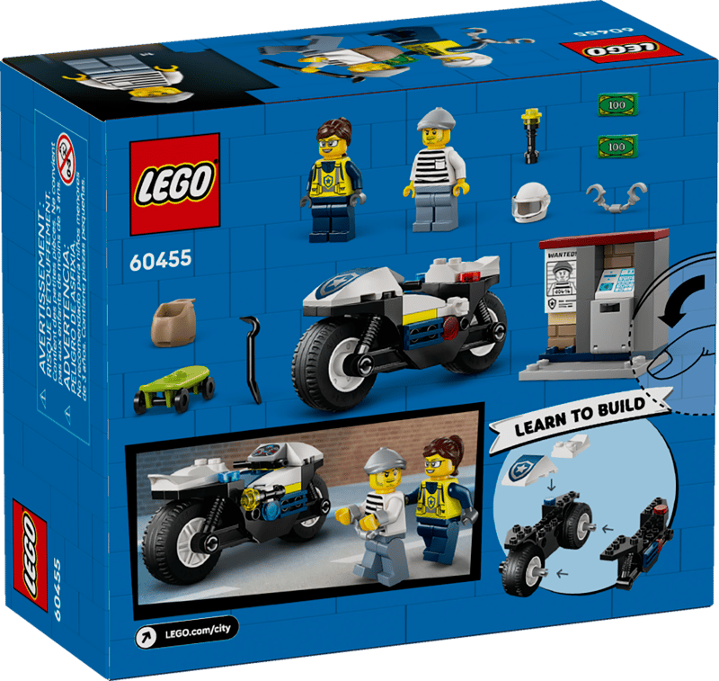 LEGO® Police Motorcycle Chase