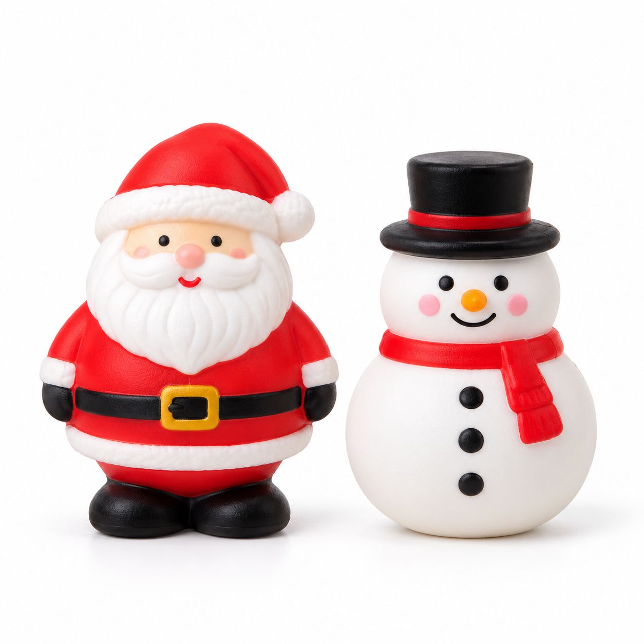 Christmas Crunchy Sensory Toys Santa Snowman