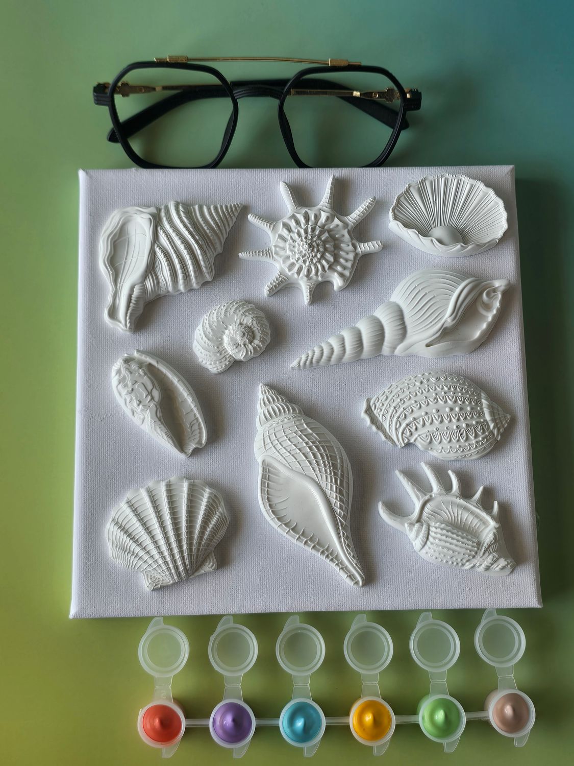 Morski spokój – zestaw do malowania 3D na płótnie