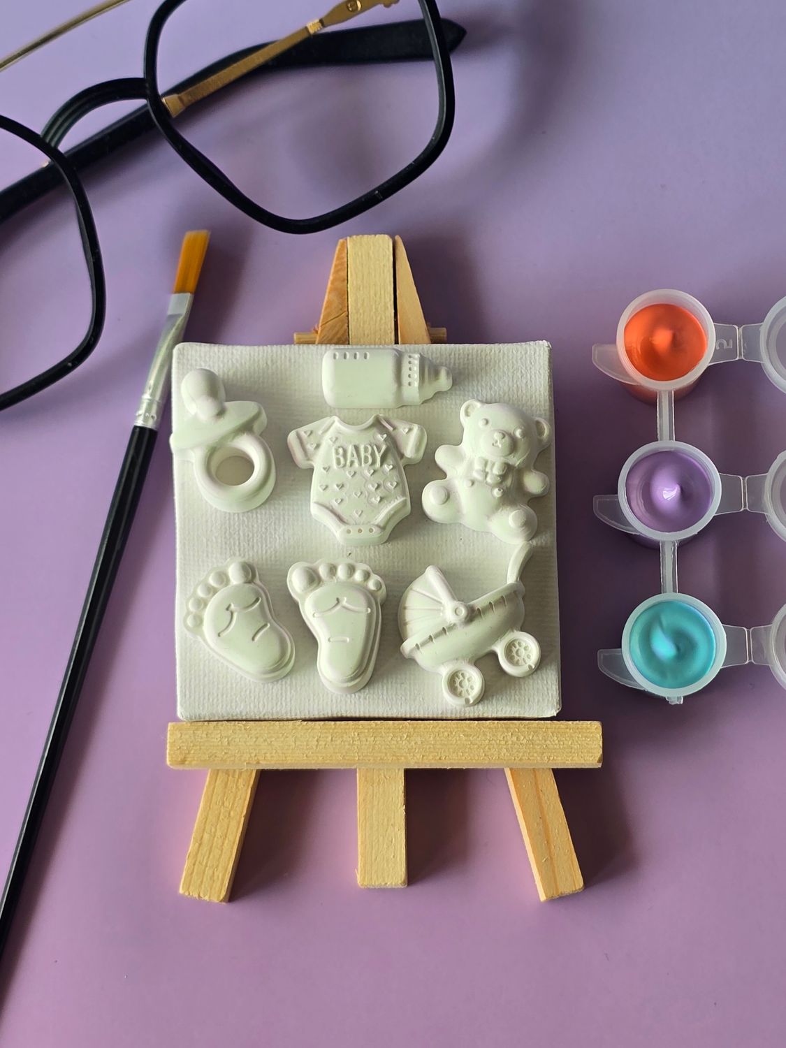 Mini dzidzia – zestaw do malowania 3D na płótnie