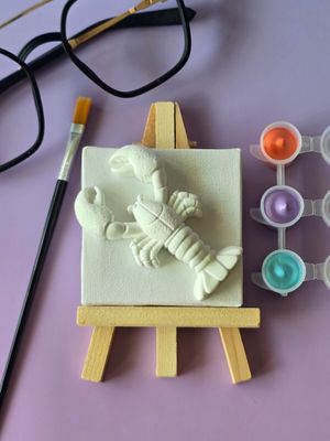 Mini homar – zestaw do malowania 3D na płótnie
