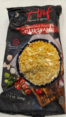 Asif, Toasted pasta, Star shaped