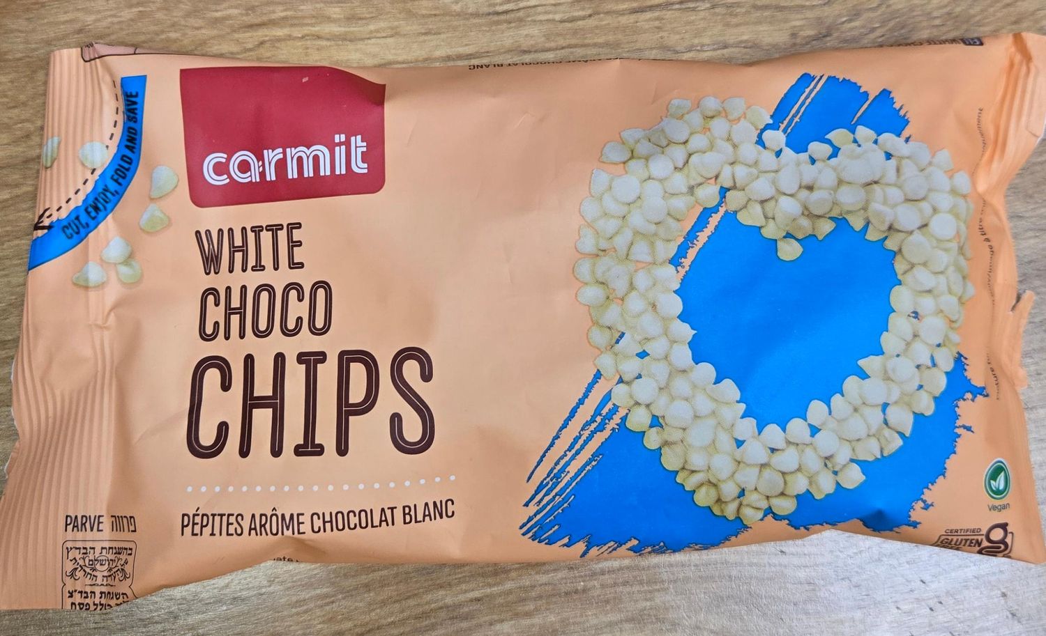 Carmit, White choco chips